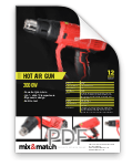 Speed HOT AIR GUN 2000W DATA SHEET